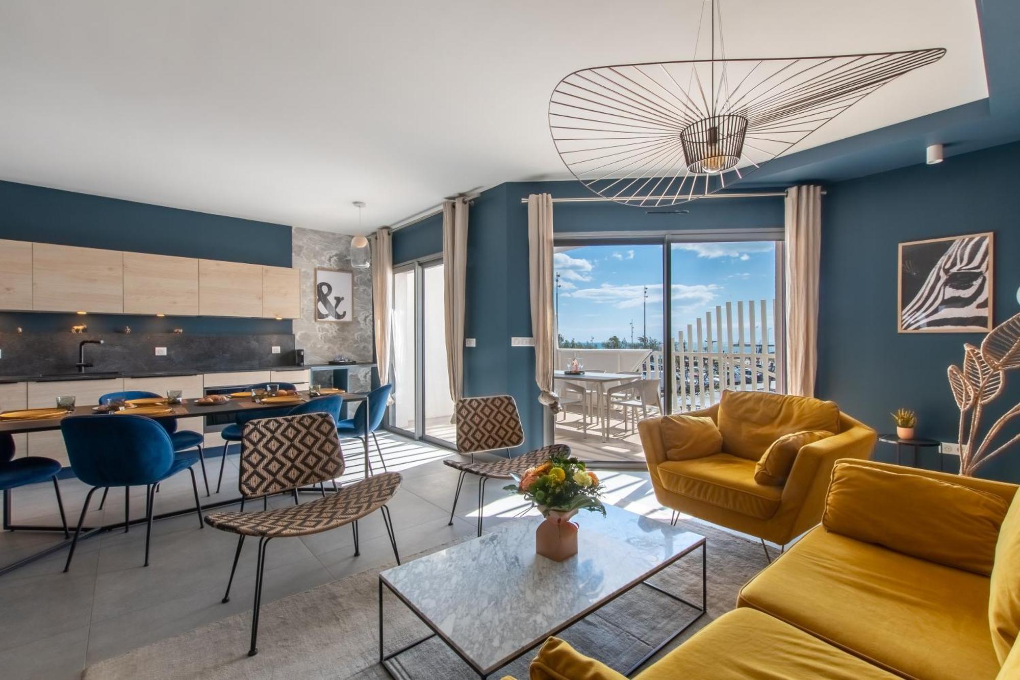 Luxury Mind Vue Exceptionnelle Pied Dans L'Eau Parkings Prives 2 Places Climatisation Hyper Centre Logement D'Exception لا غراند موت المظهر الخارجي الصورة